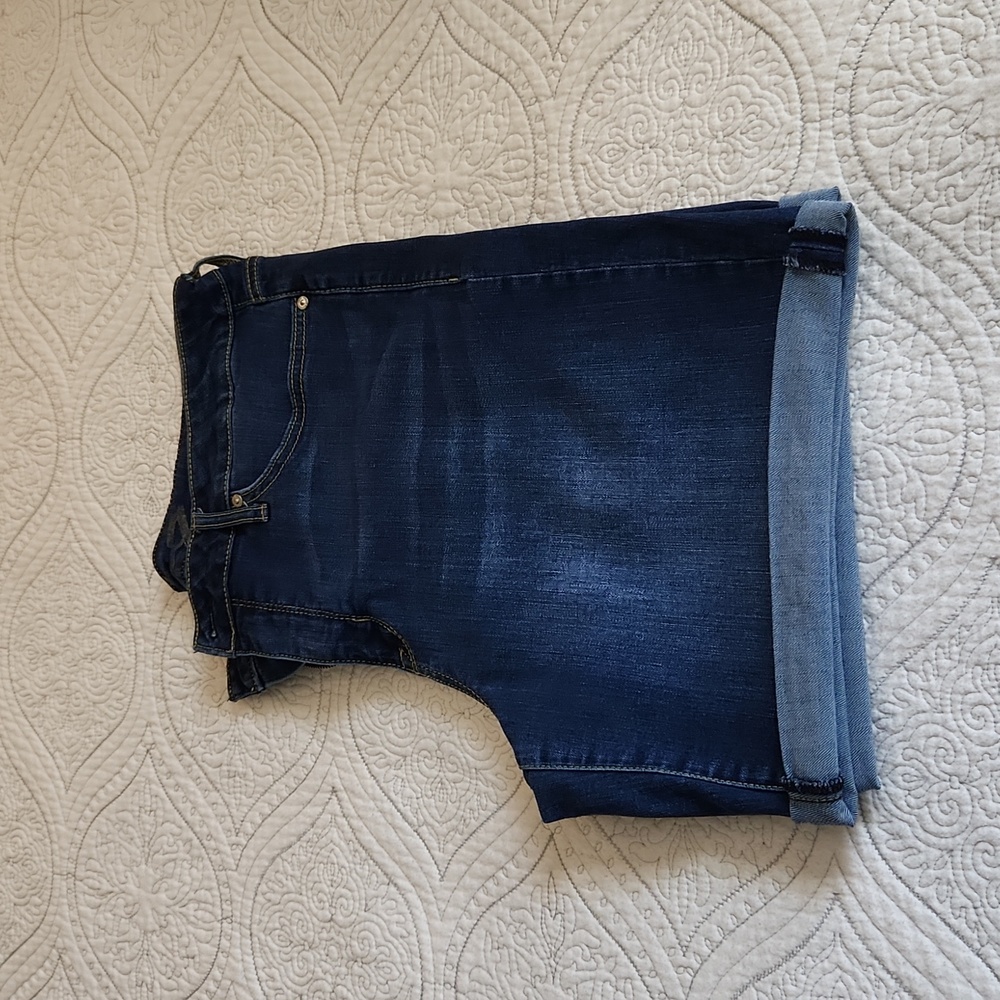 Seven7 Women's Bermuda Denim Shorts Size 16 Preowned - Picture 5 of 8